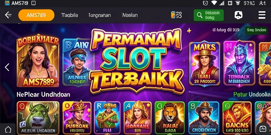 Tampilan gameplay slot yang menarik di AMS789.
