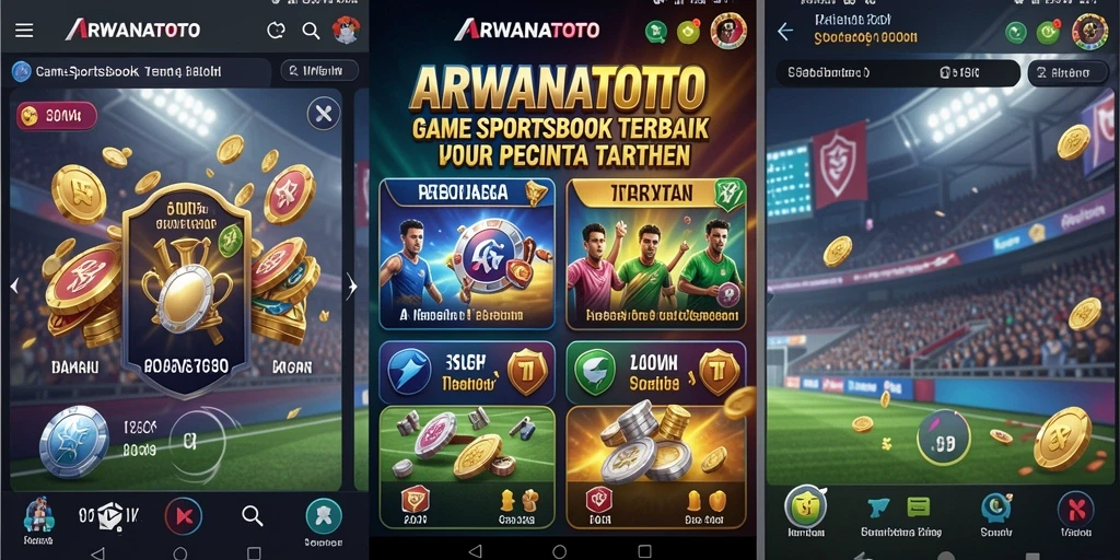 Tampilan gameplay Sportsbook yang menarik dan interaktif di ARWANATOTO.