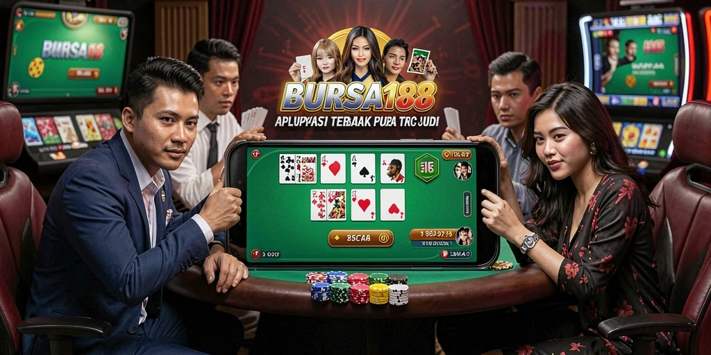 Tampilan menarik dari gameplay Poker di BURSA188.