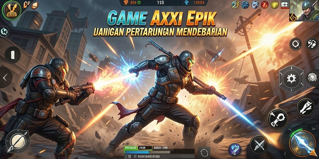 Screenshot C8VIP menampilkan aksi pertarungan yang menegangkan di arena.
