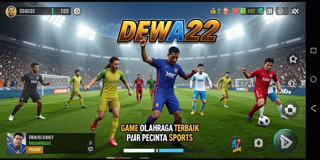 Tampilan gameplay DEWA22 yang realistis dan mendebarkan.