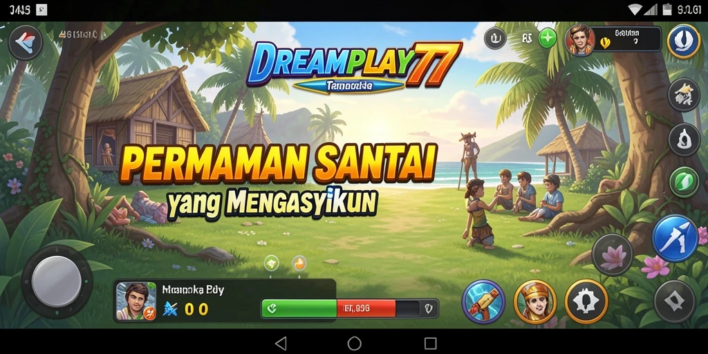 Tangkapan layar menunjukkan keseruan gameplay DREAMPLAY77.