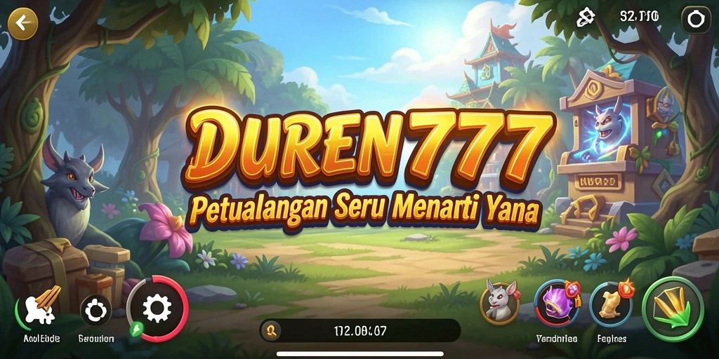 Tampilan gameplay menakjubkan dalam DUREN777 yang menggugah semangat petualangan.