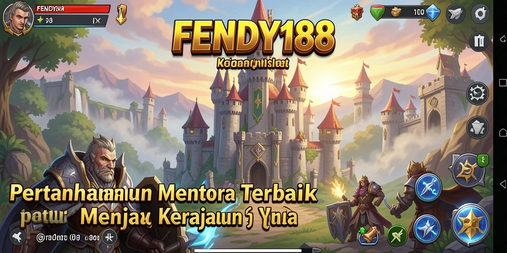 Gameplay menawan dalam FENDY188, menara pertahanan yang strategis.
