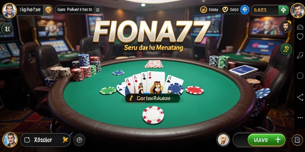 Tampilan gameplay seru FIONA77 dengan pemain yang bersaing.