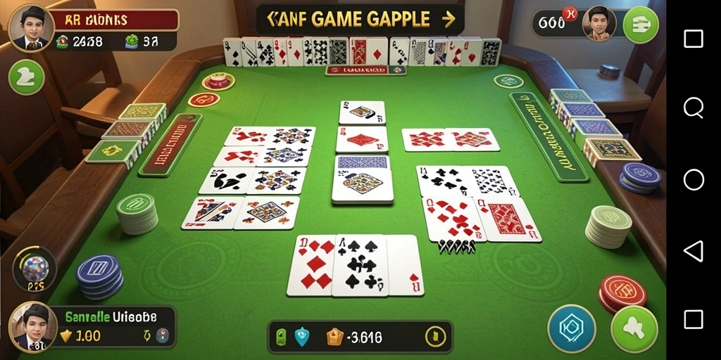 Tampilan menarik dari gameplay Gaple di G668 yang mengasyikkan.