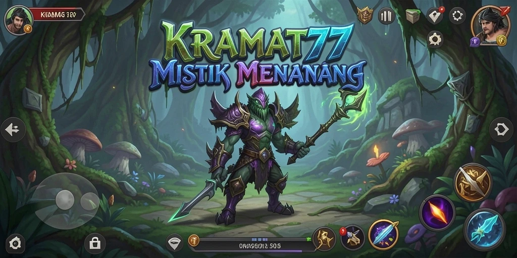 Tampilan gameplay yang seru dan menegangkan di KRAMAT77.