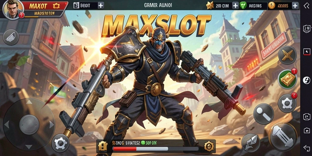 Tampilan gameplay intens dengan aksi mendebarkan di MAXSLOT.