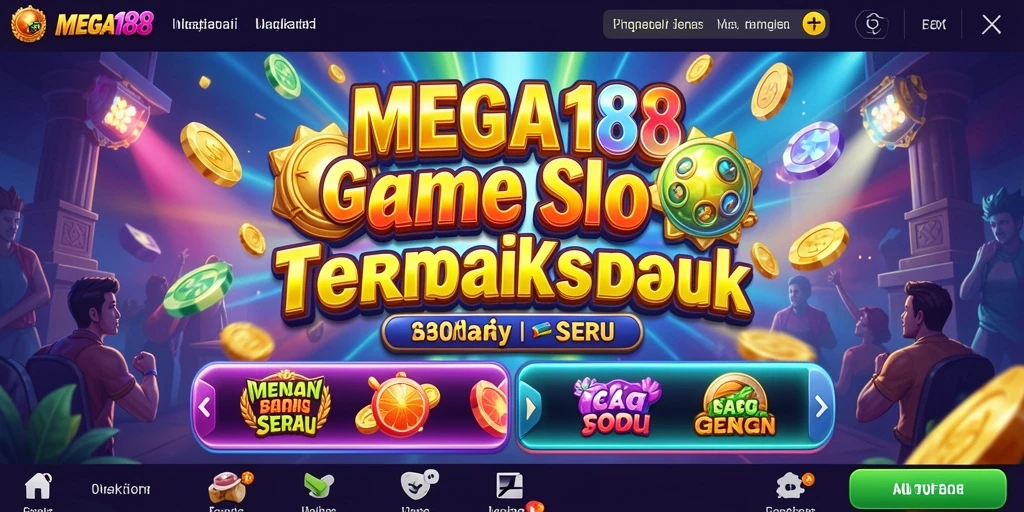 Tangkapan layar MEGA188 menampilkan keseruan bermain Slot yang menghibur.