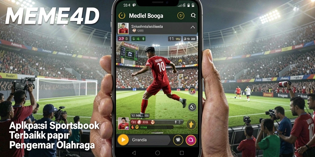 Tampilan gameplay menarik dari aplikasi sportsbook MEME4D.