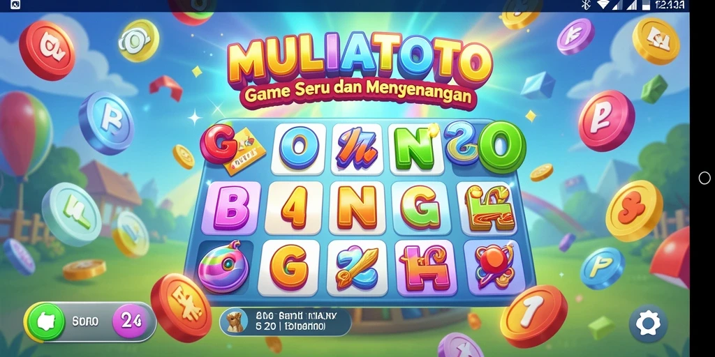 Tampilan gameplay Bingo menarik di MULIATOTO.