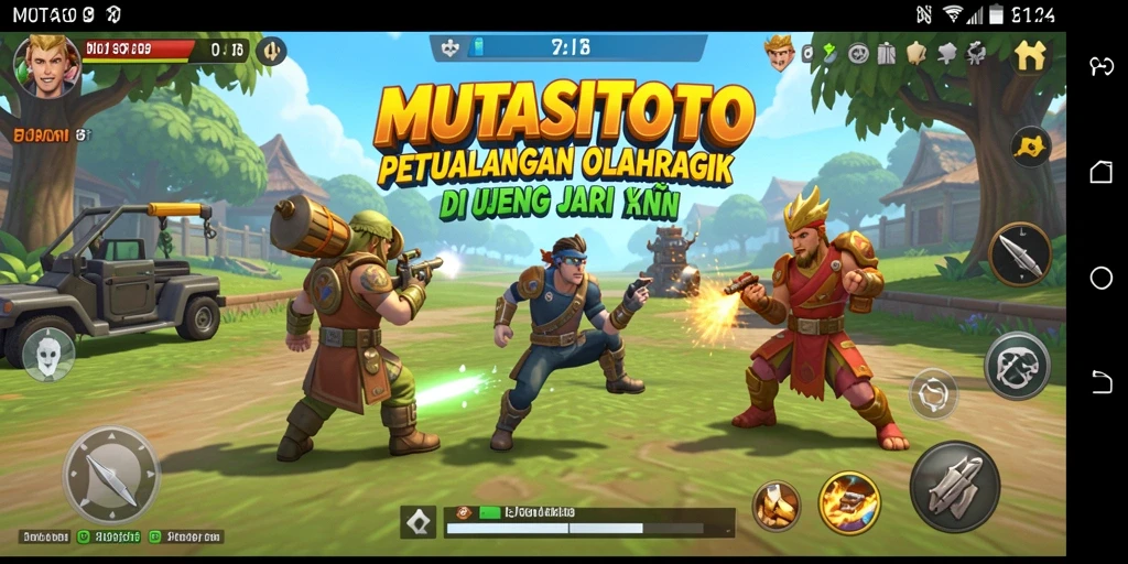 Screenshot gameplay MUTASITOTO menampilkan aksi olahraga seru.