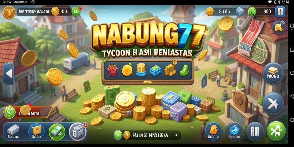 Tampilan gameplay NABUNG77 yang menarik dan penuh strategi Tycoon.