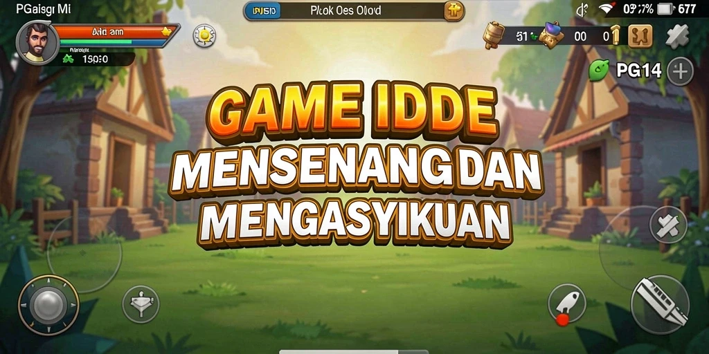 Tampilan gameplay PG11 yang seru dan menenangkan dalam kategori Idle.