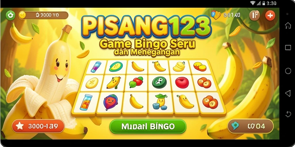 Tampilan gameplay seru dan interaktif di PISANG123.