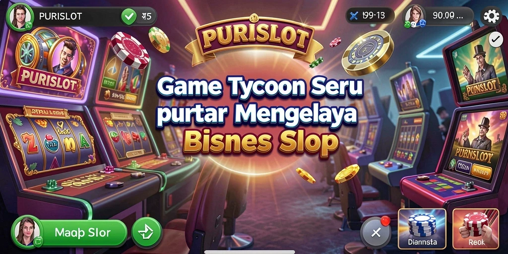 Tampilan menarik dari gameplay PURISLOT yang penuh warna.