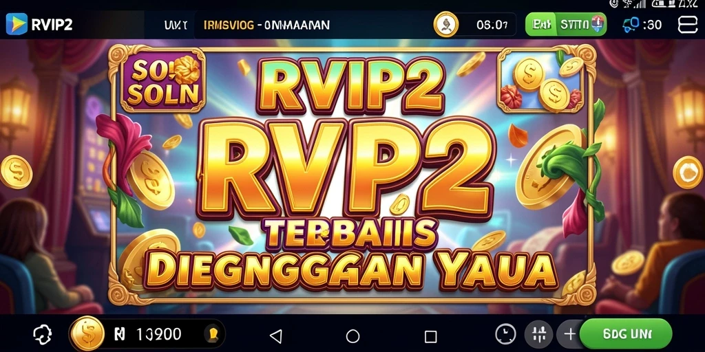 Tampilan menarik dari gameplay slot RVIP2 yang penuh warna.