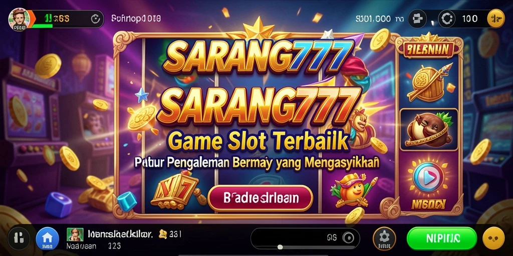 Screenshot gameplay SARANG777 yang menampilkan momen menarik dalam permainan Slot.