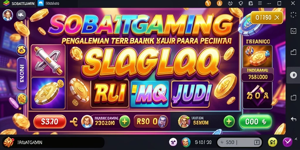 Screenshot utama menunjukkan gameplay Slot yang mengasyikkan.